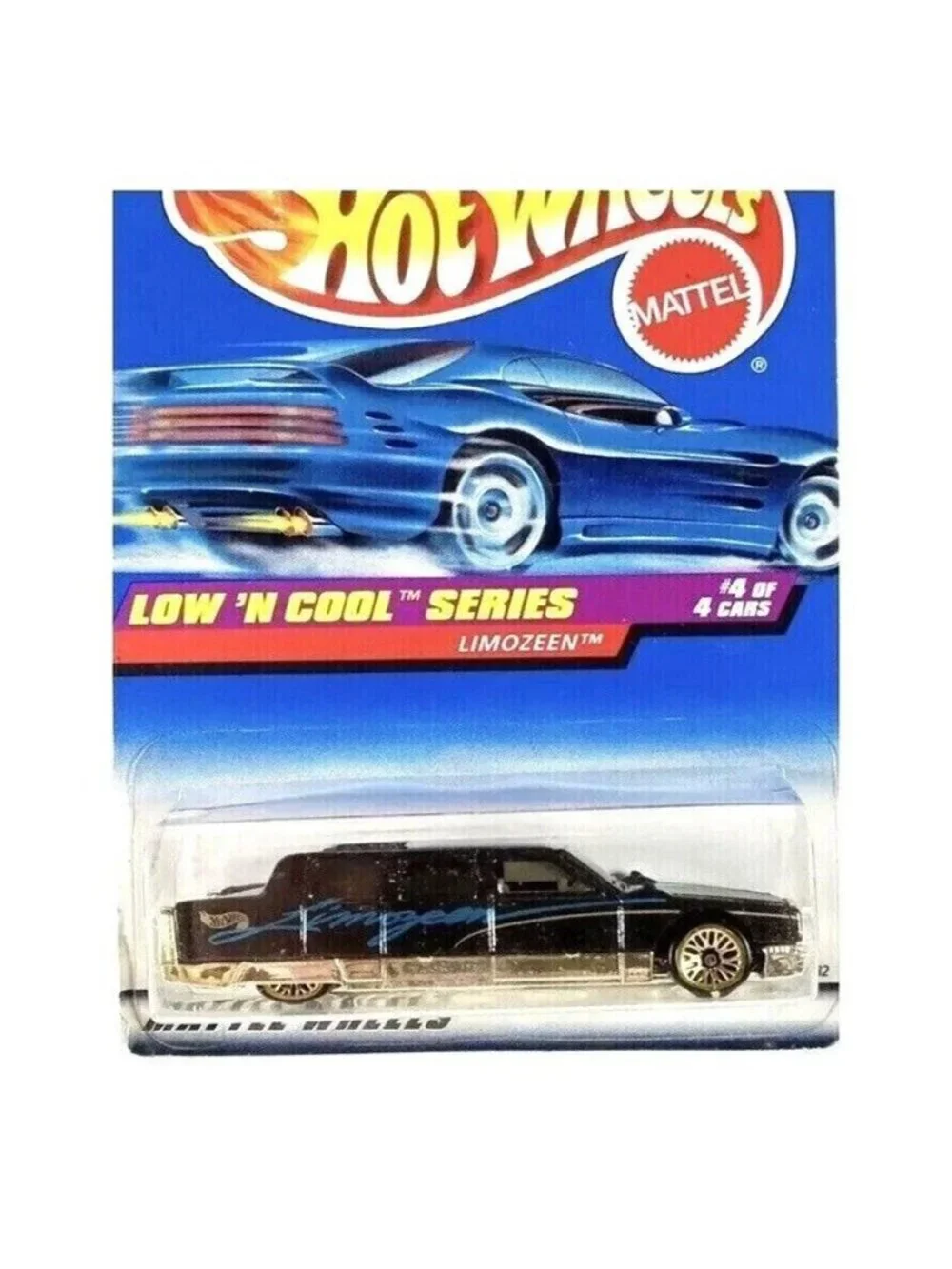 Vintage Die Cast Hot Wheels 1997 Limozeen #716 LOW 'N COOL Series #4/4 Car 4+